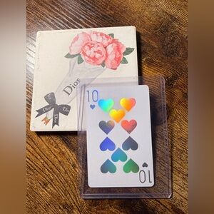 🔥RARE🔥 Dior Collectors JOY Playing Card—10 of hearts❤️
